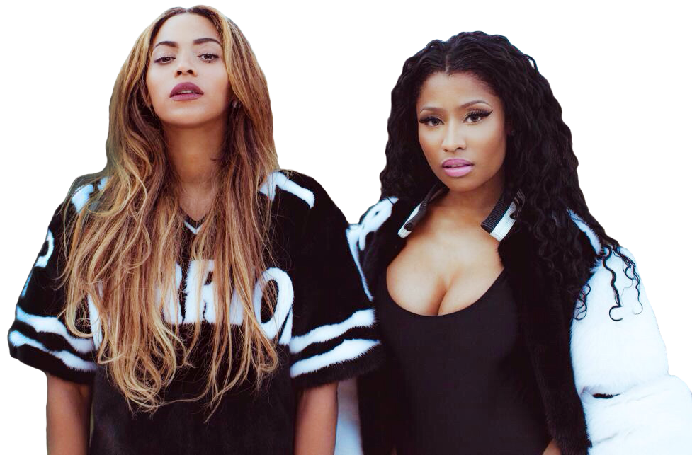 Nicki Minaj and Beyonce PNG by maarcopngs 977x643