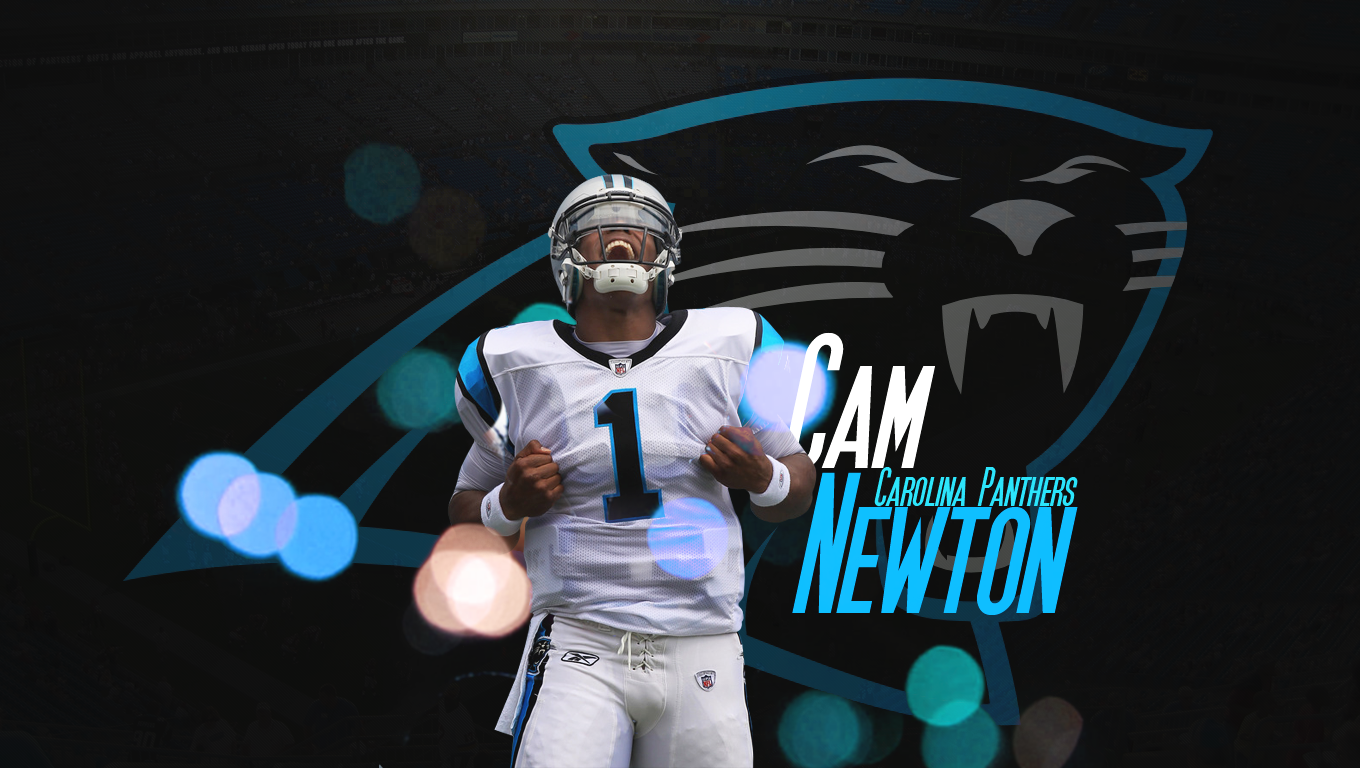 Cam Newton of the Carolina Panthers Wallpaper for Phones and Tablets