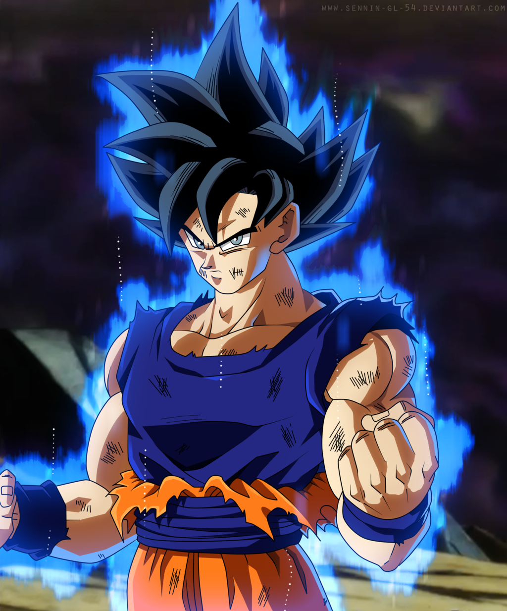 Goku Ultra Instinct Dragon Ball Super By Sennin Gl On