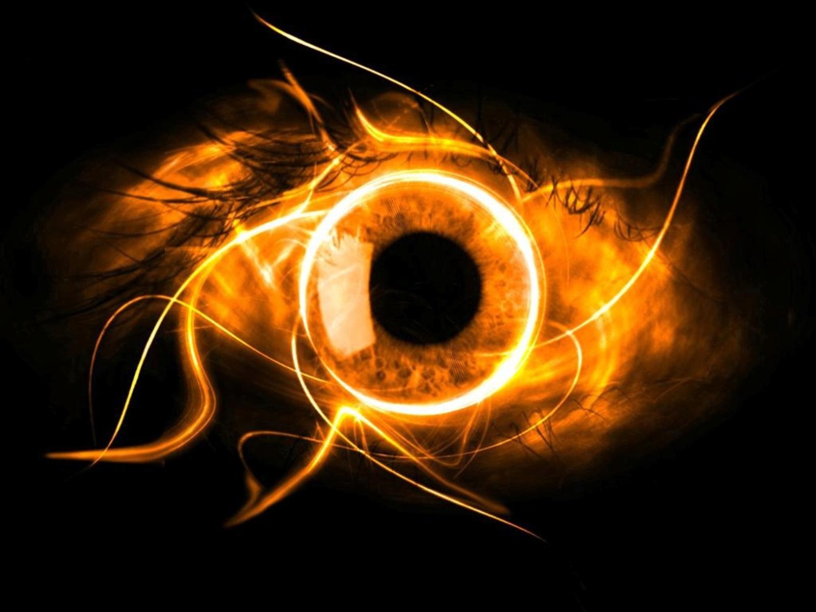 Awesome Glowing Eye Wallpaper Share This