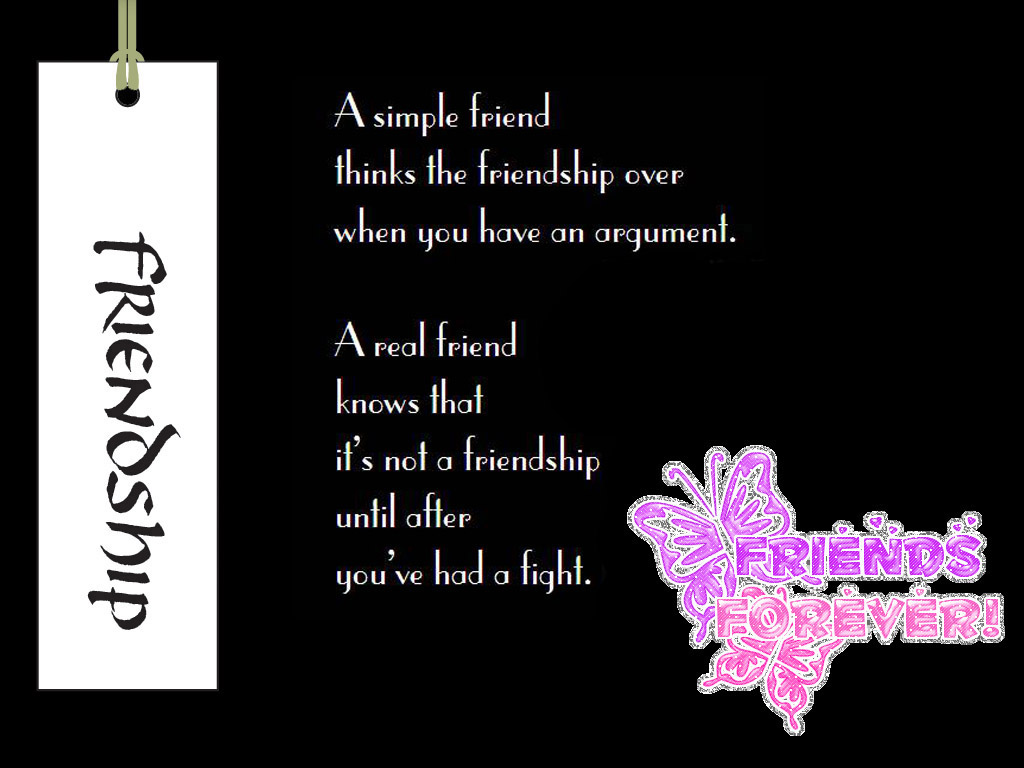 Friends For Ever Wallpaper Friendship Quotes HD