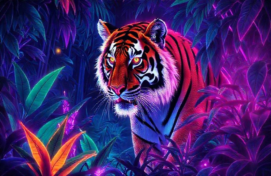 Neon Animal Wallpaper