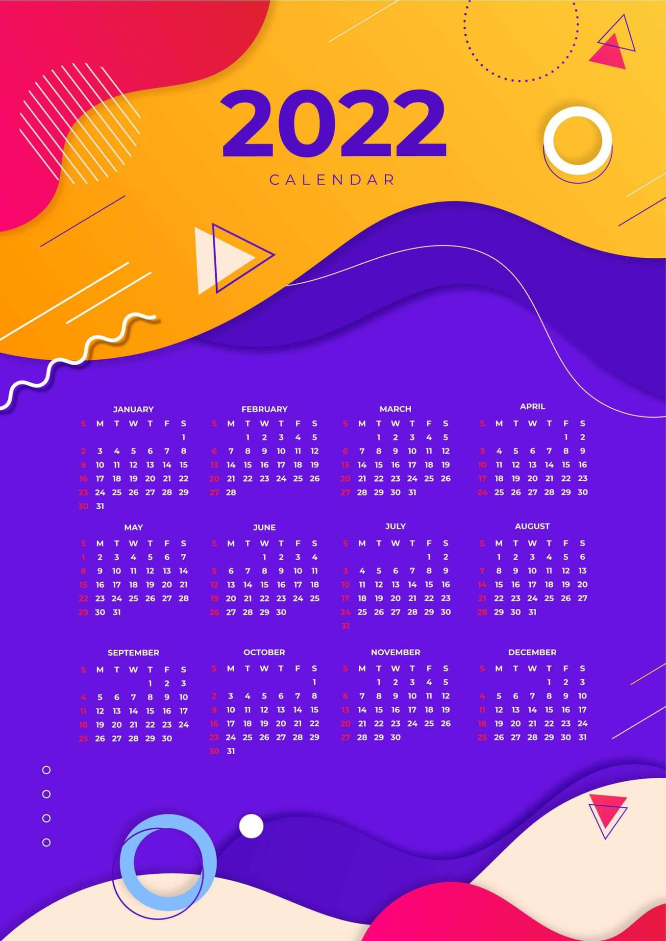 April Calendar Wallpaper