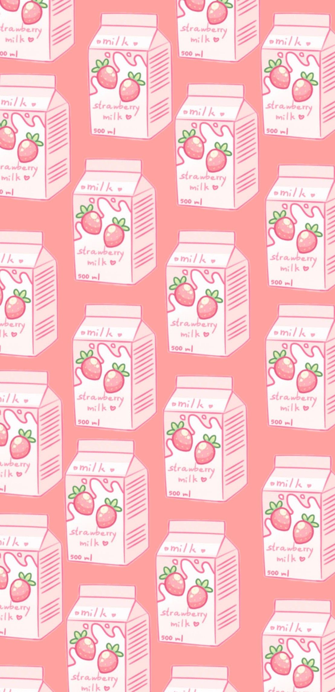 Strawberry Milk Aesthetic Wallpaper Pc