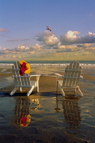 Adirondack Chairs On The Beach Photo Sharing