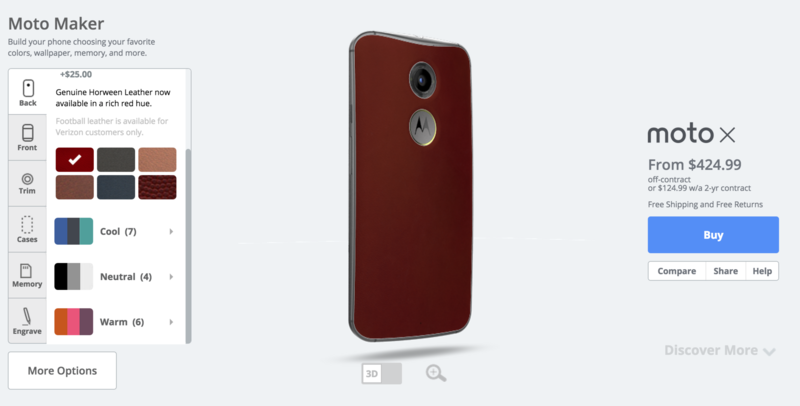 Moto X 2nd Gen Gets A Red Leather Option In Maker Android