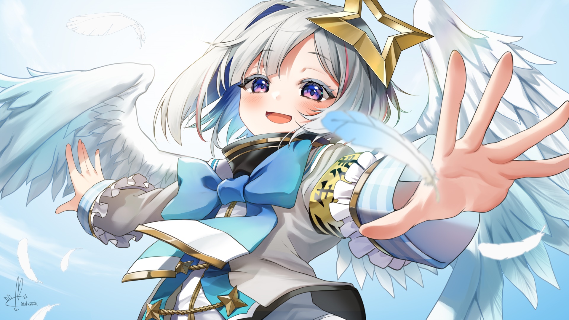 Virtual R HD Hololive Amane Kanata Wallpaper