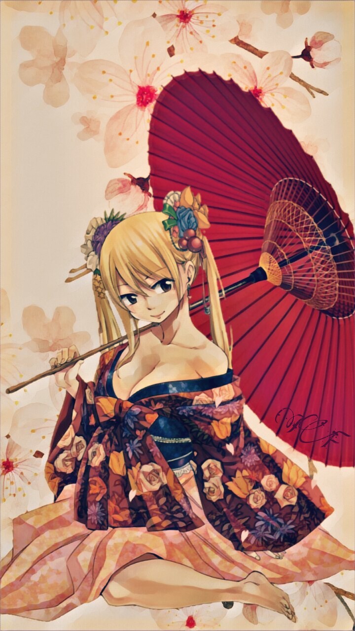 Lucy Heartfilia Fairy Tail Gaisha Wallpaper