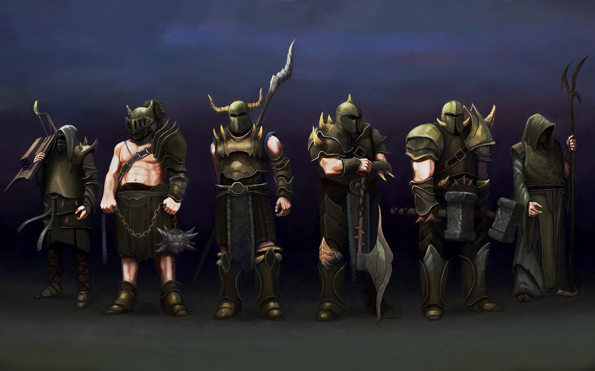 A Bit More Accurate Wallpaper Of The Barrows Bros 2007scape