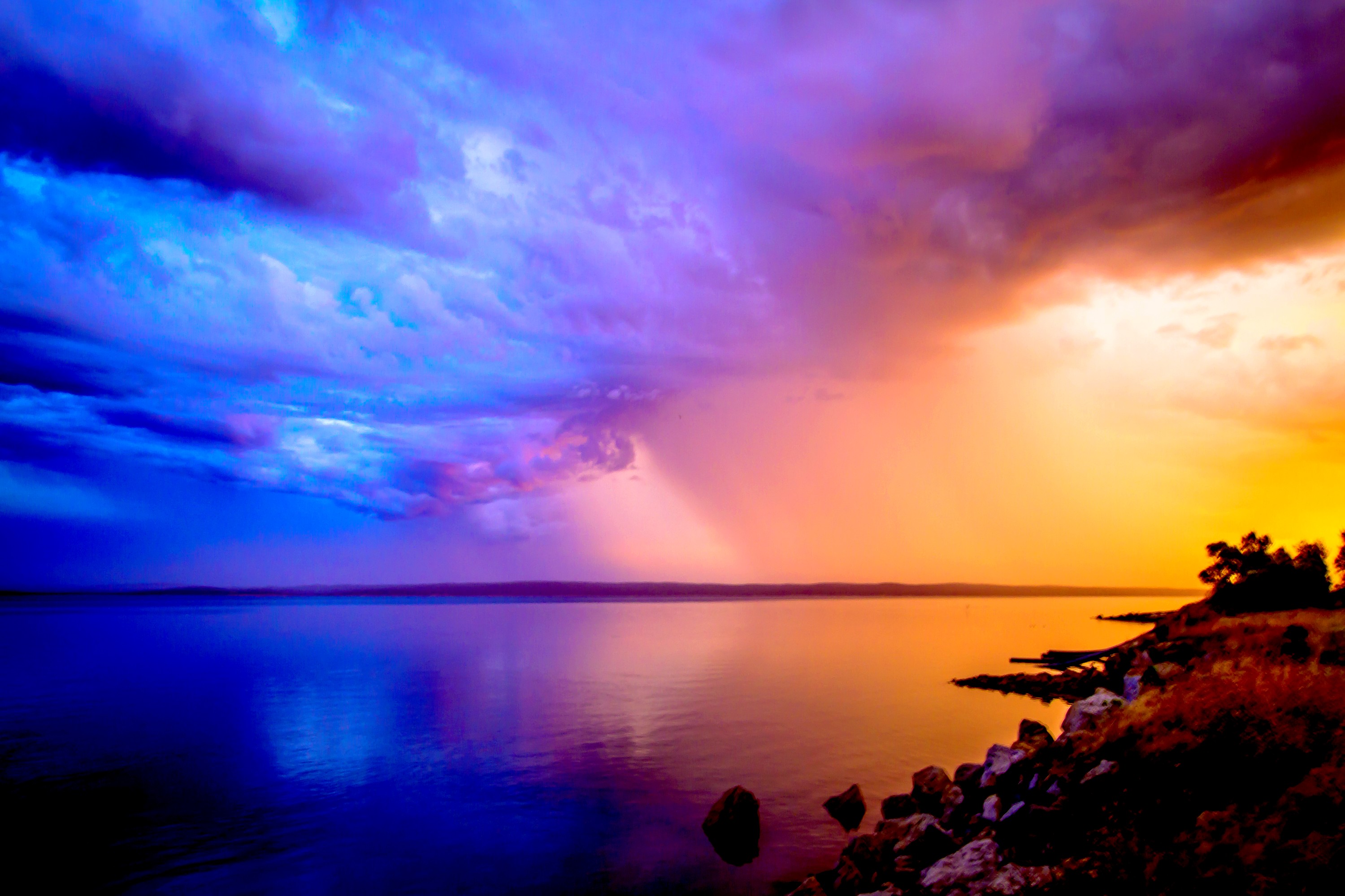 Ocean Sunset HD Wallpaper Background Image Id
