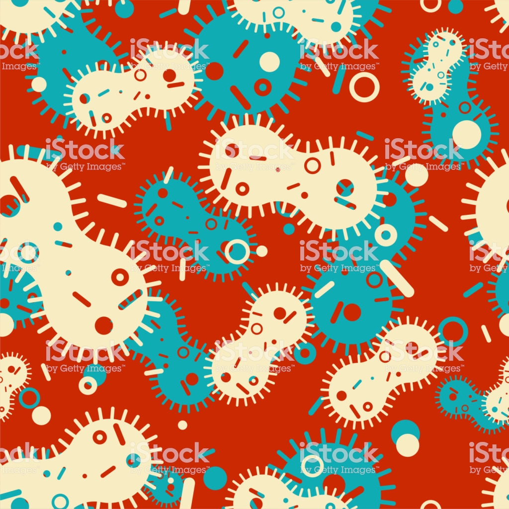 Free download Virus Bacterium Pattern Seamless Microbe Background ...