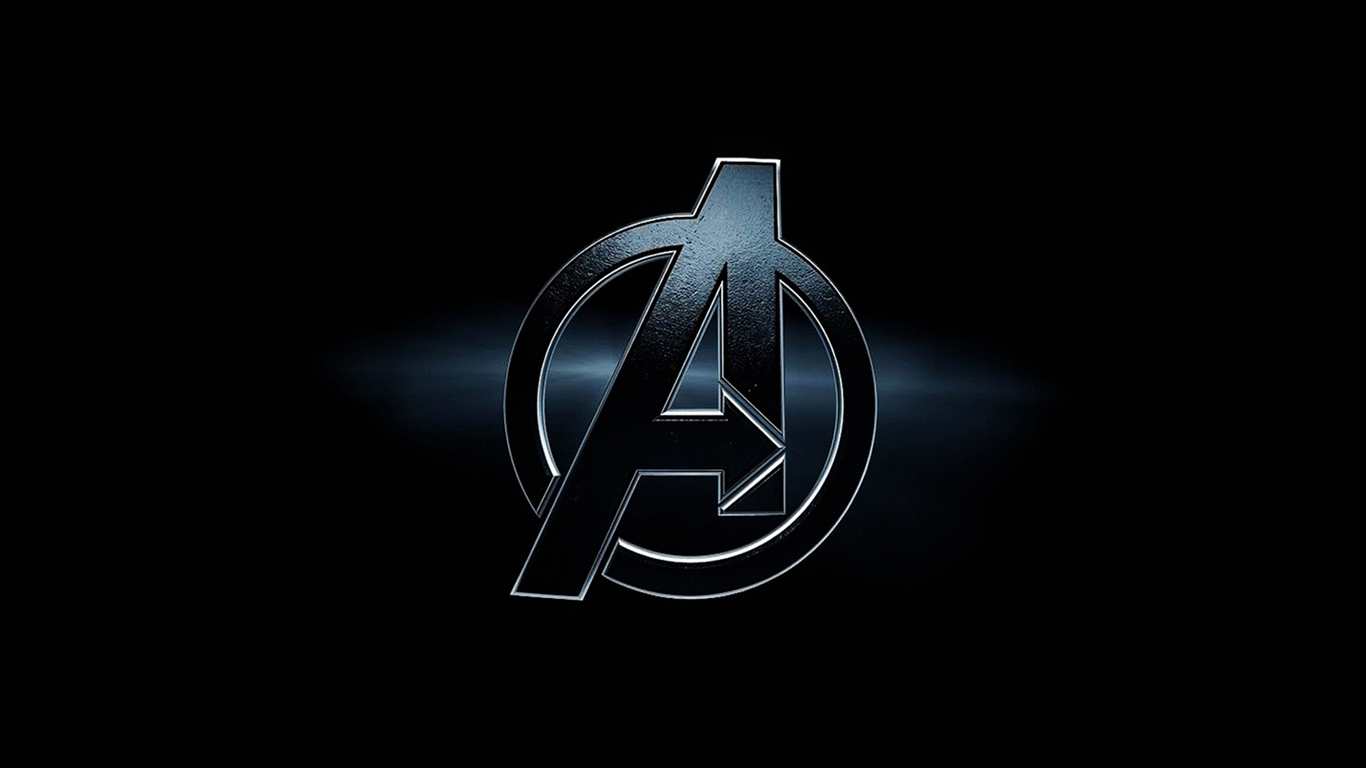 Avengers Logo The Art Mad Wallpapers 1366x768