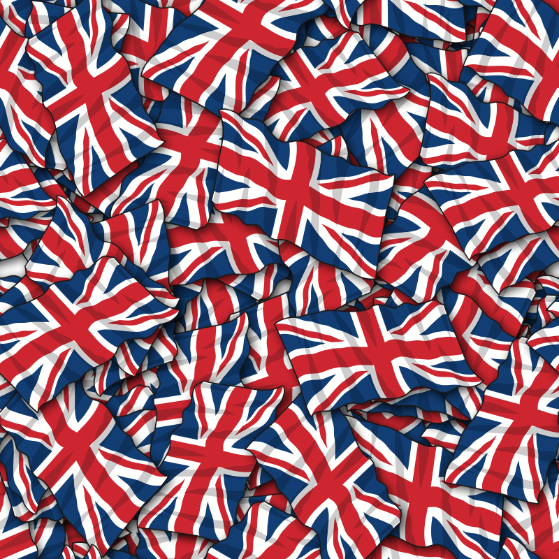 Union Jack British Uk Flag Background Pattern Design