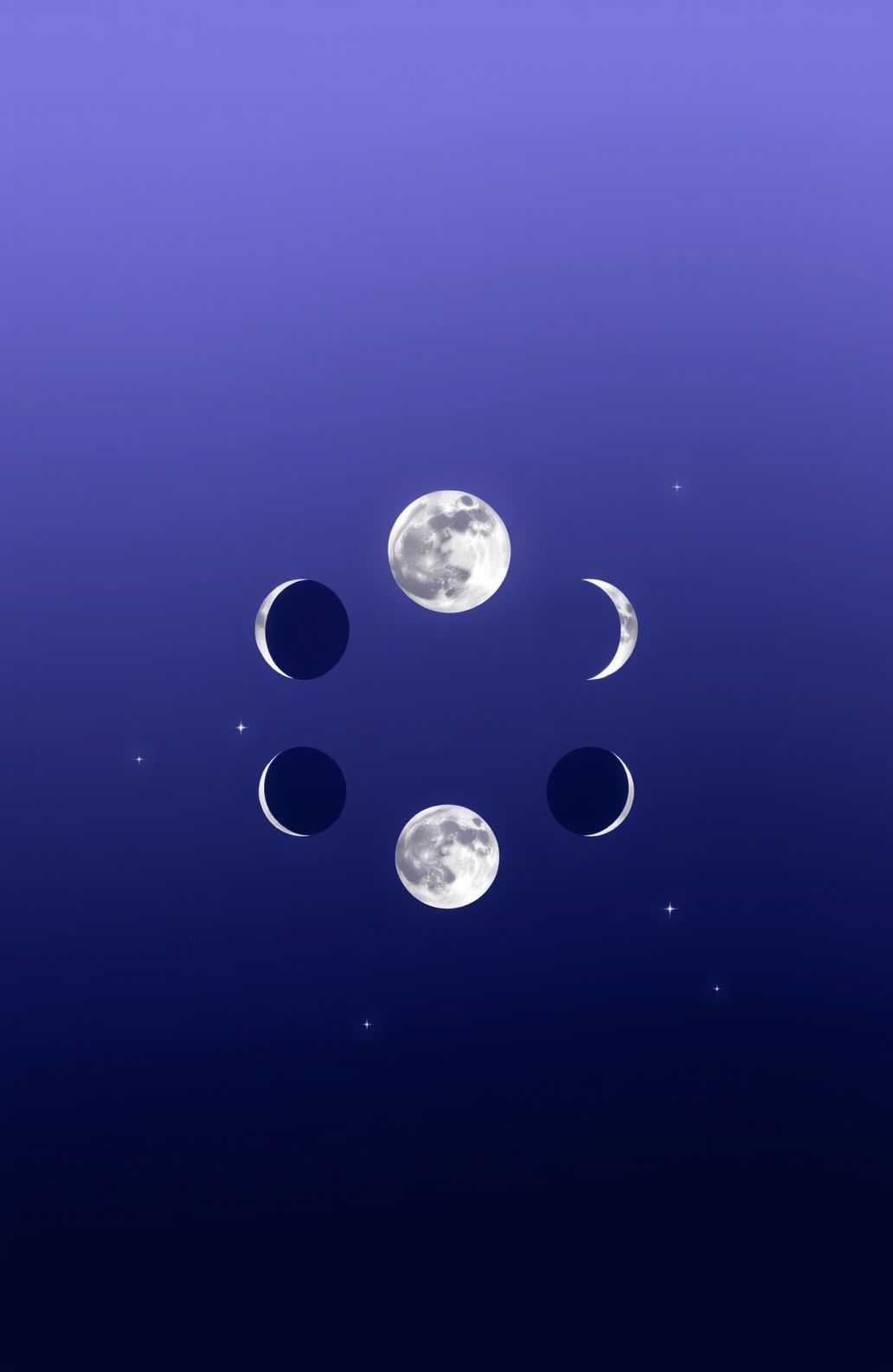 Phases Of The Moon Wallpaper