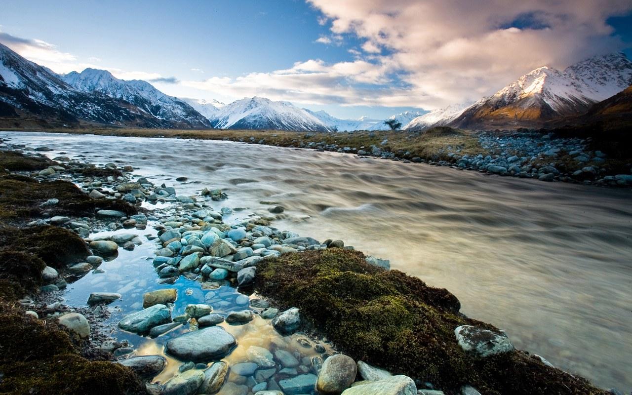 New Zealand picturesque landscapes Very beautiful landscapes longing