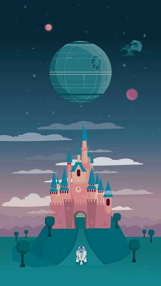 illustration theme OUTER SPACE in 2019 Disney wallpaper 540x960