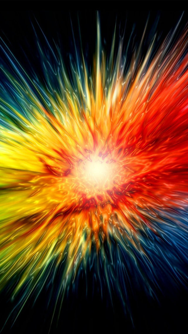 Space Explosion Wallpaper iPhone