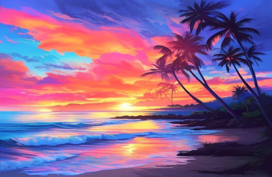Hawaii Sunset Wallpaper