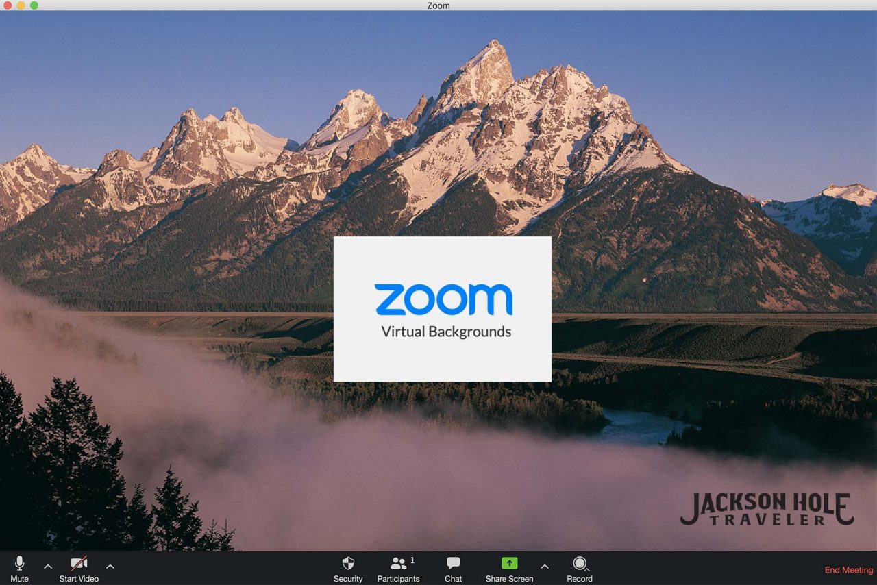 Zoom Background For Jackson Hole Grand Teton And Yellowstone