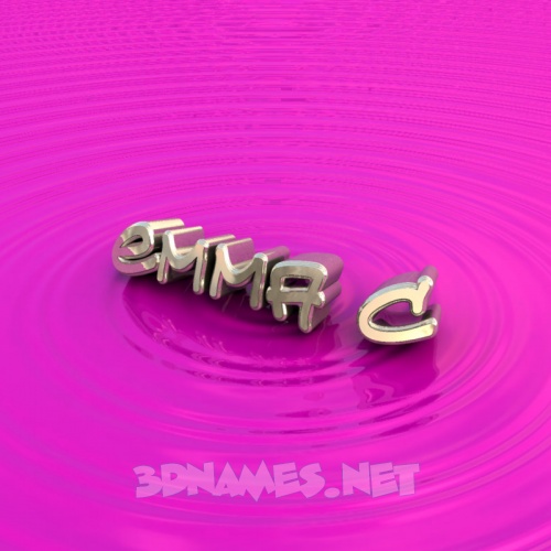 Pre Of Pink Graffiti For Name Emma C