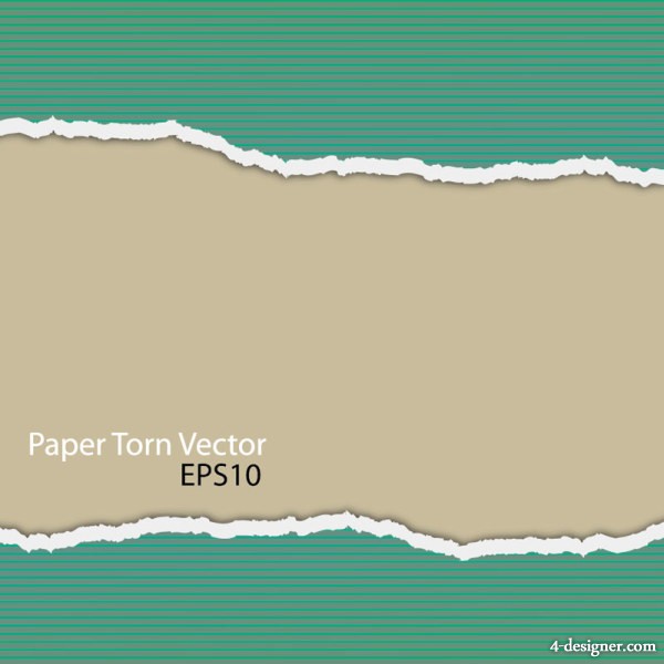 Torn Wallpaper Vector Designer Paper Material