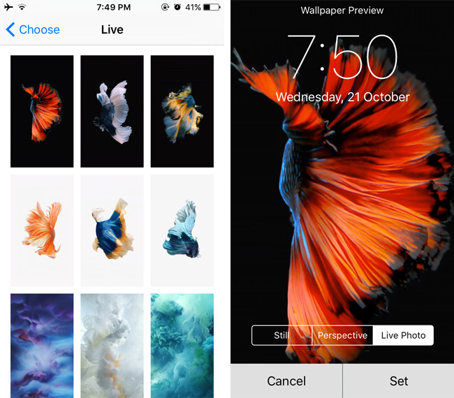 Get iPhone 6s Live Wallpaper On Or Older Devices
