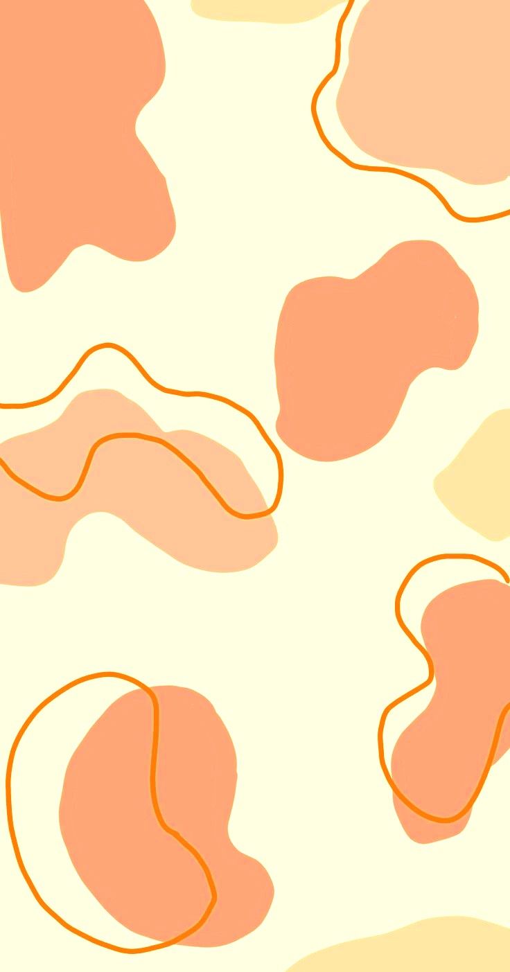 Pastel Orange Aesthetic Wallpaper