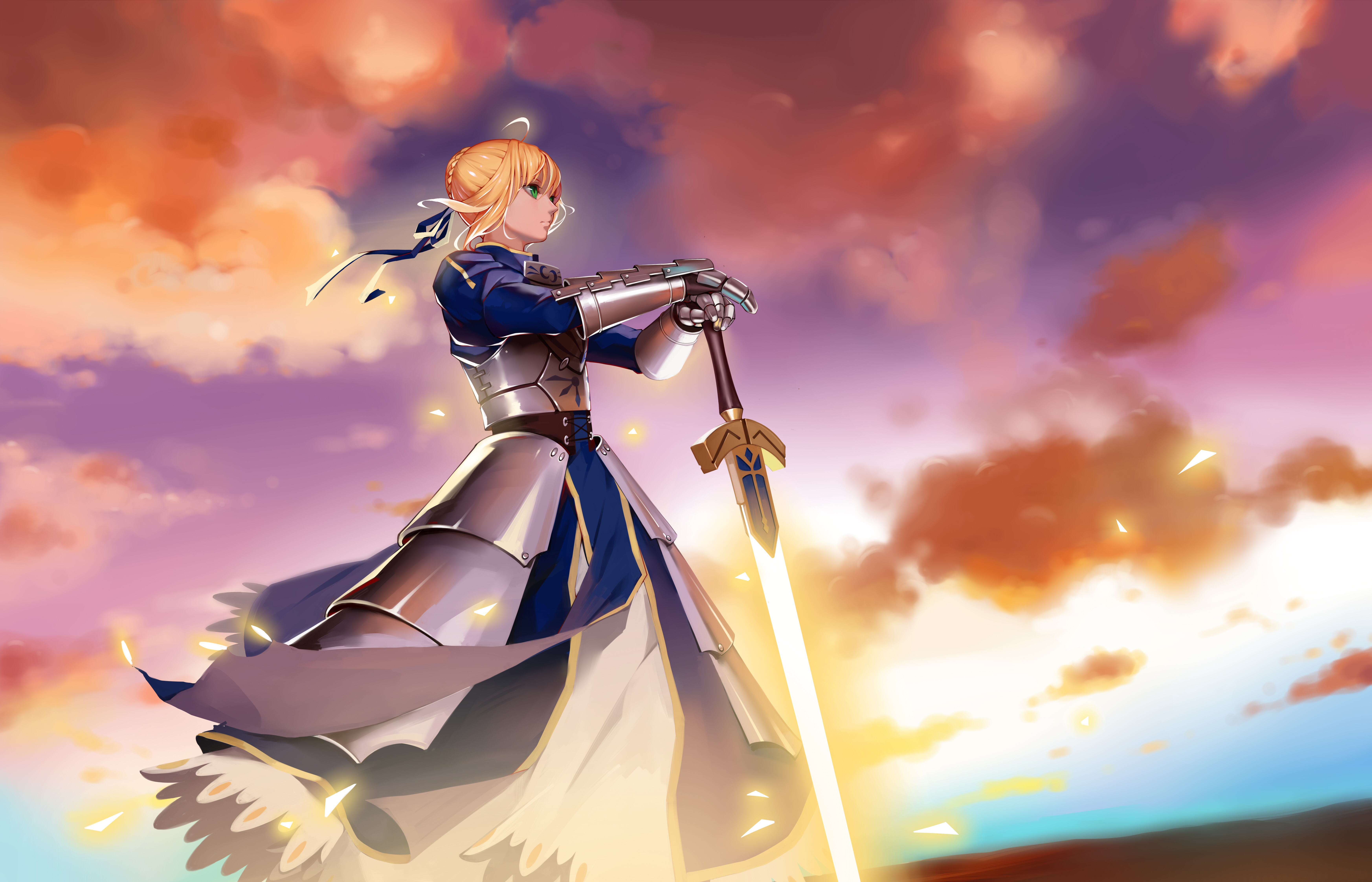 Saber Anime Fate Wallpaper