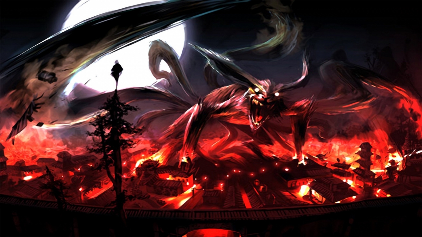Naruto Monster Demon desktop wallpaper WallpaperPixel