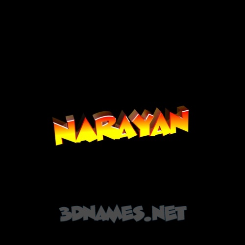Pre Of Black Background For Name Narayan