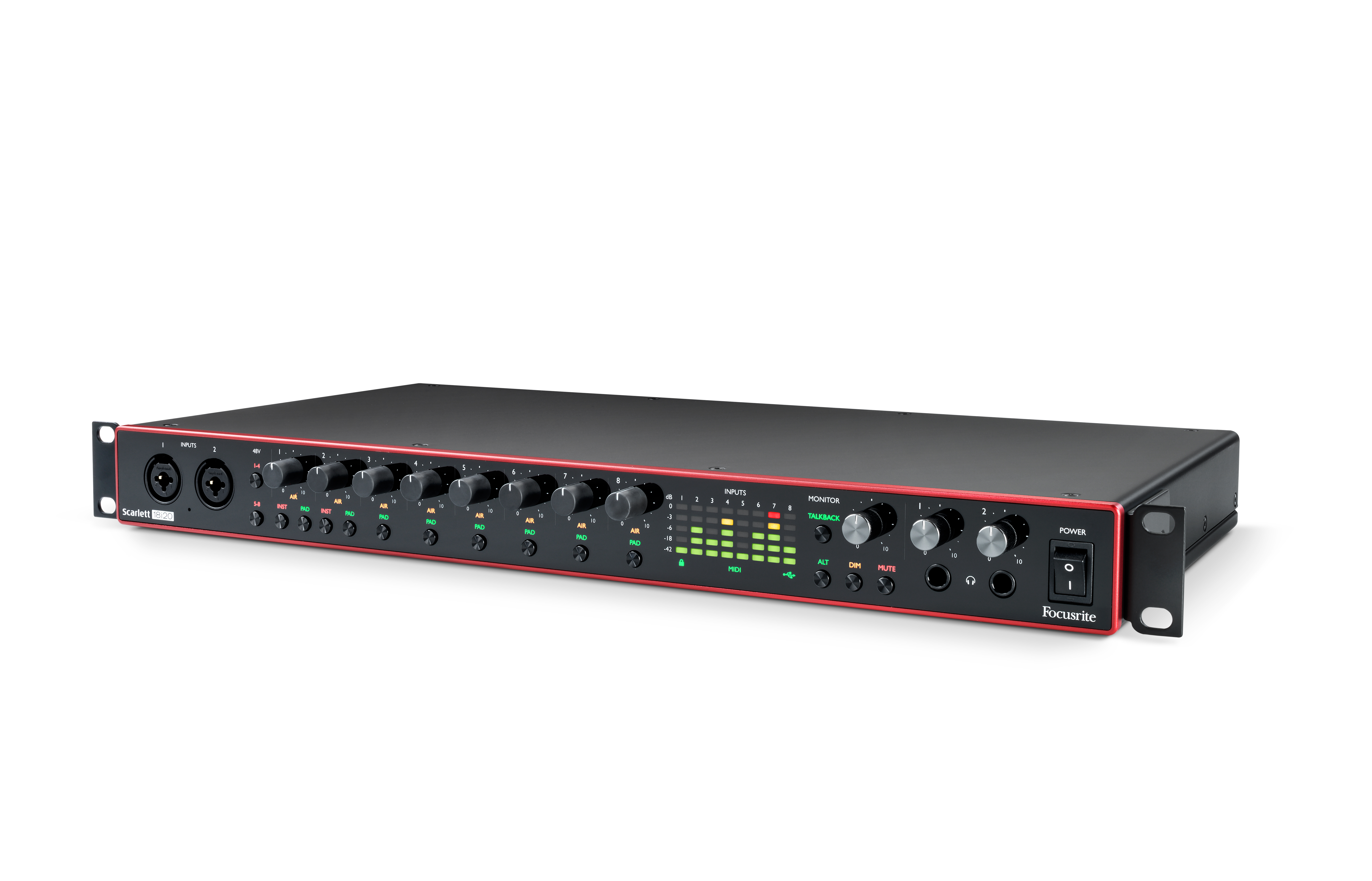Scarlett 18i20 3rd Gen Hi Res Image Focusrite
