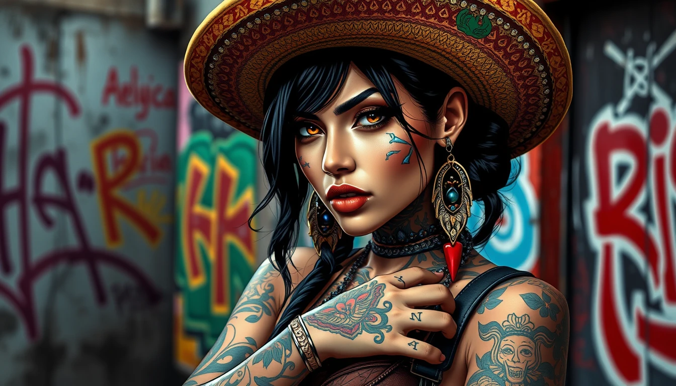 Mexican Gangster Girl Wallpaper