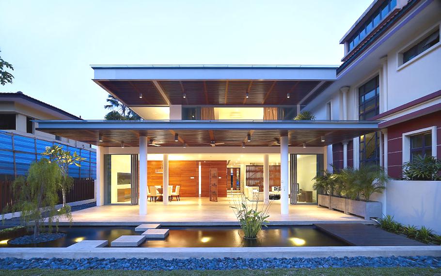 Singapore Modern Homes Exterior Designs Home Design Green Energy