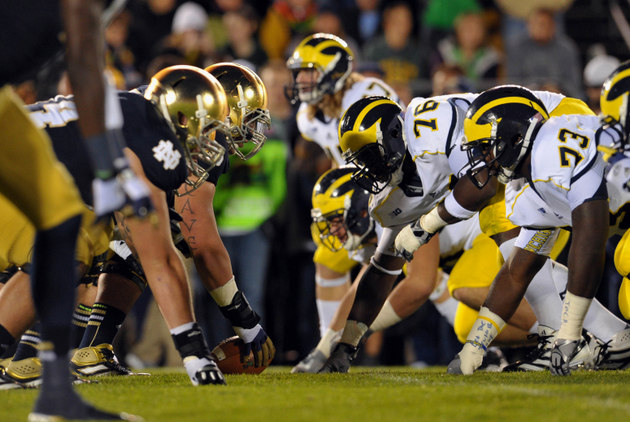 Football Notre Dame Exercises Option To Drop Michigan