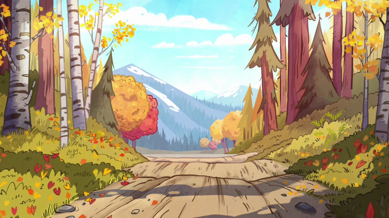 Gravity Falls S1e9 Background Art Game