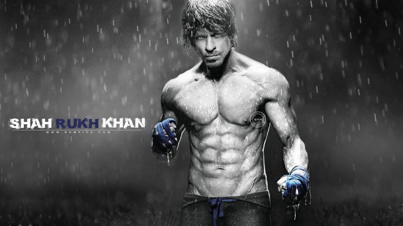 Shah Rukh Khan Eight Pack Abs HD desktop wallpaper Widescreen
