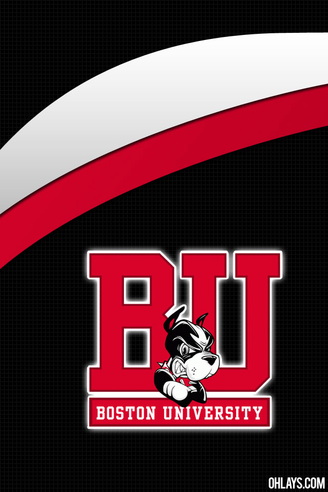 Boston University Terriers iPhone Wallpaper Bu