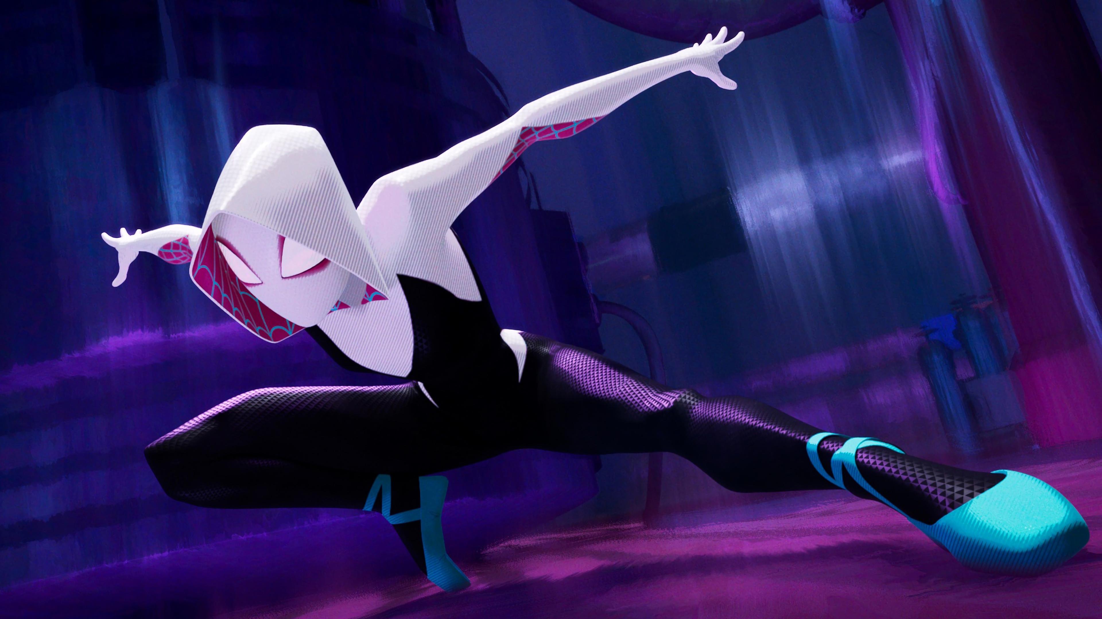 Spider Gwen In Action 4k Ultra HD Wallpaper
