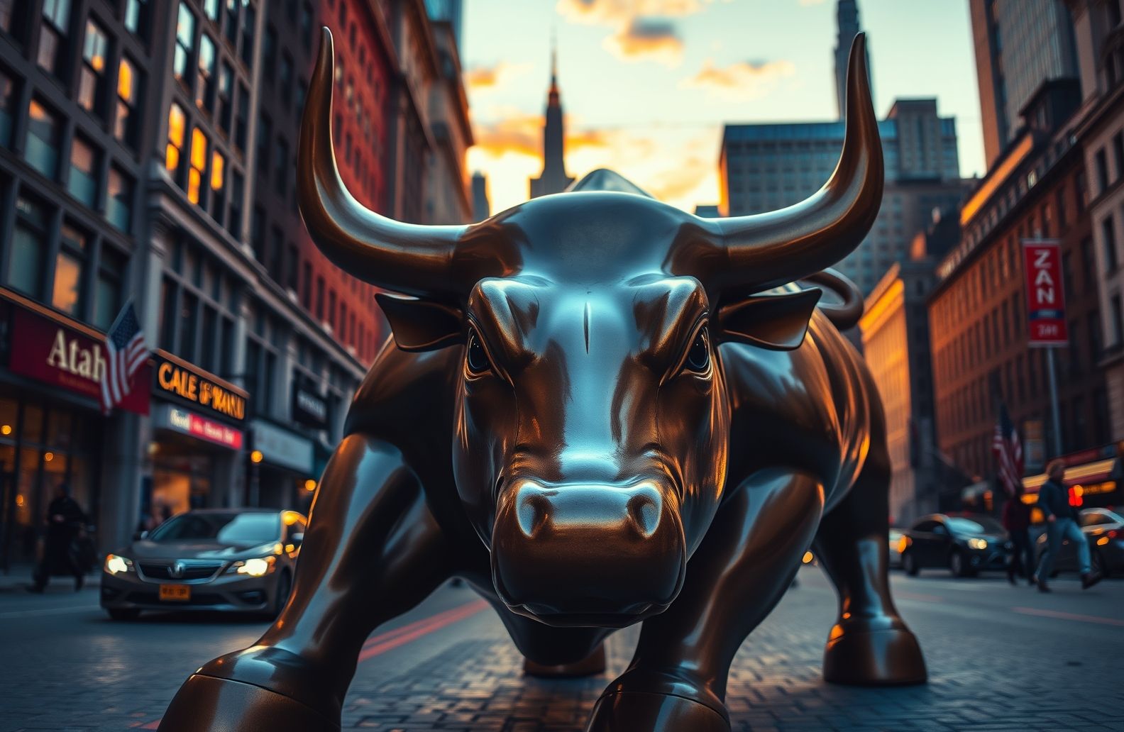 Wall Street Bull Wallpaper