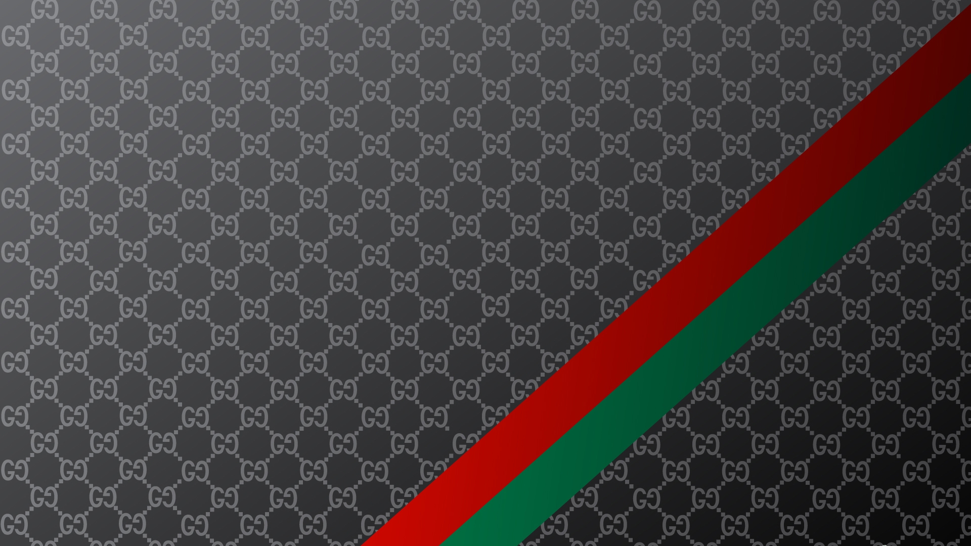 Gucci GG Wallpaper with Diagonal Red and Green Stripe