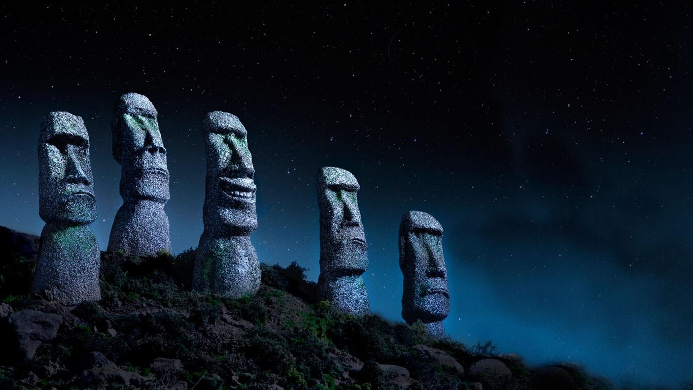 Moai Easter Island Wallpaper And Background