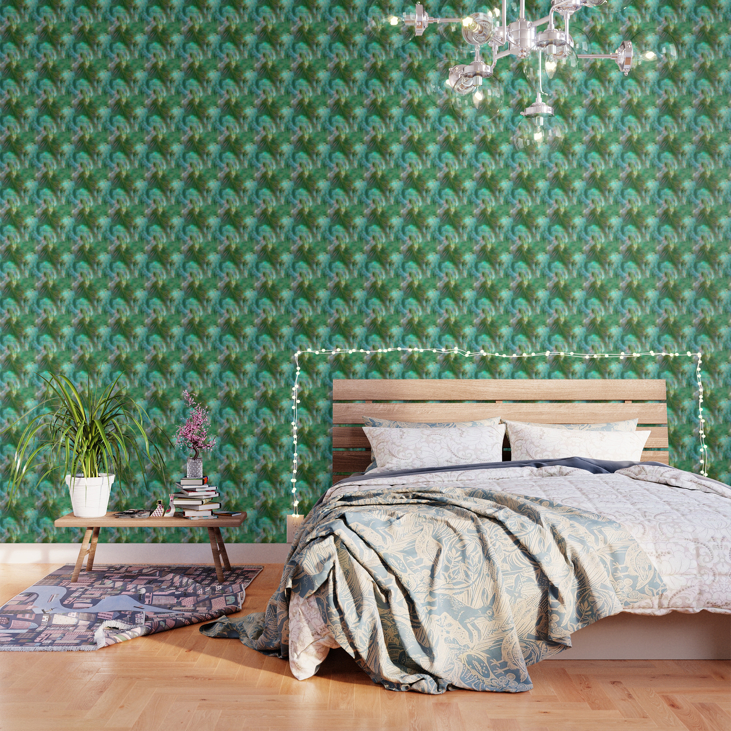Tamarindo Green Wallpaper By Schatzibrown Society6