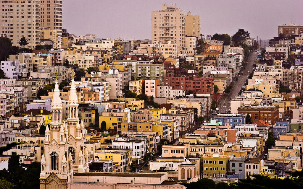 San Francisco City Of Color Desktop Background Wallpaper A