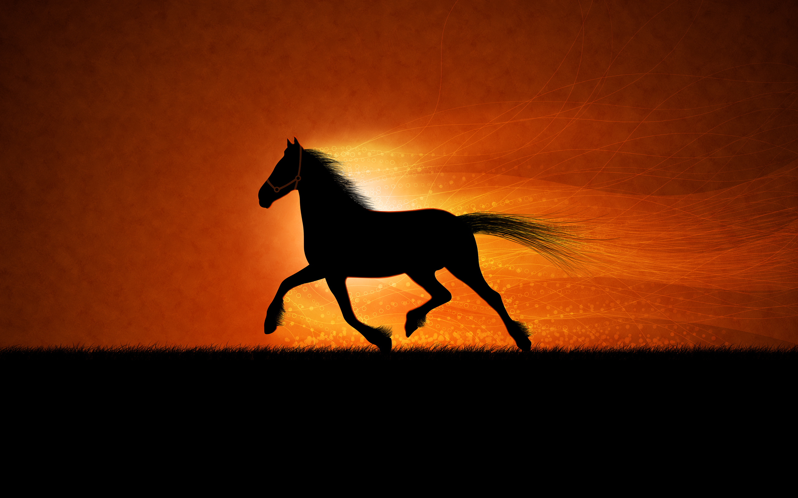 Running Horse Wallpaper