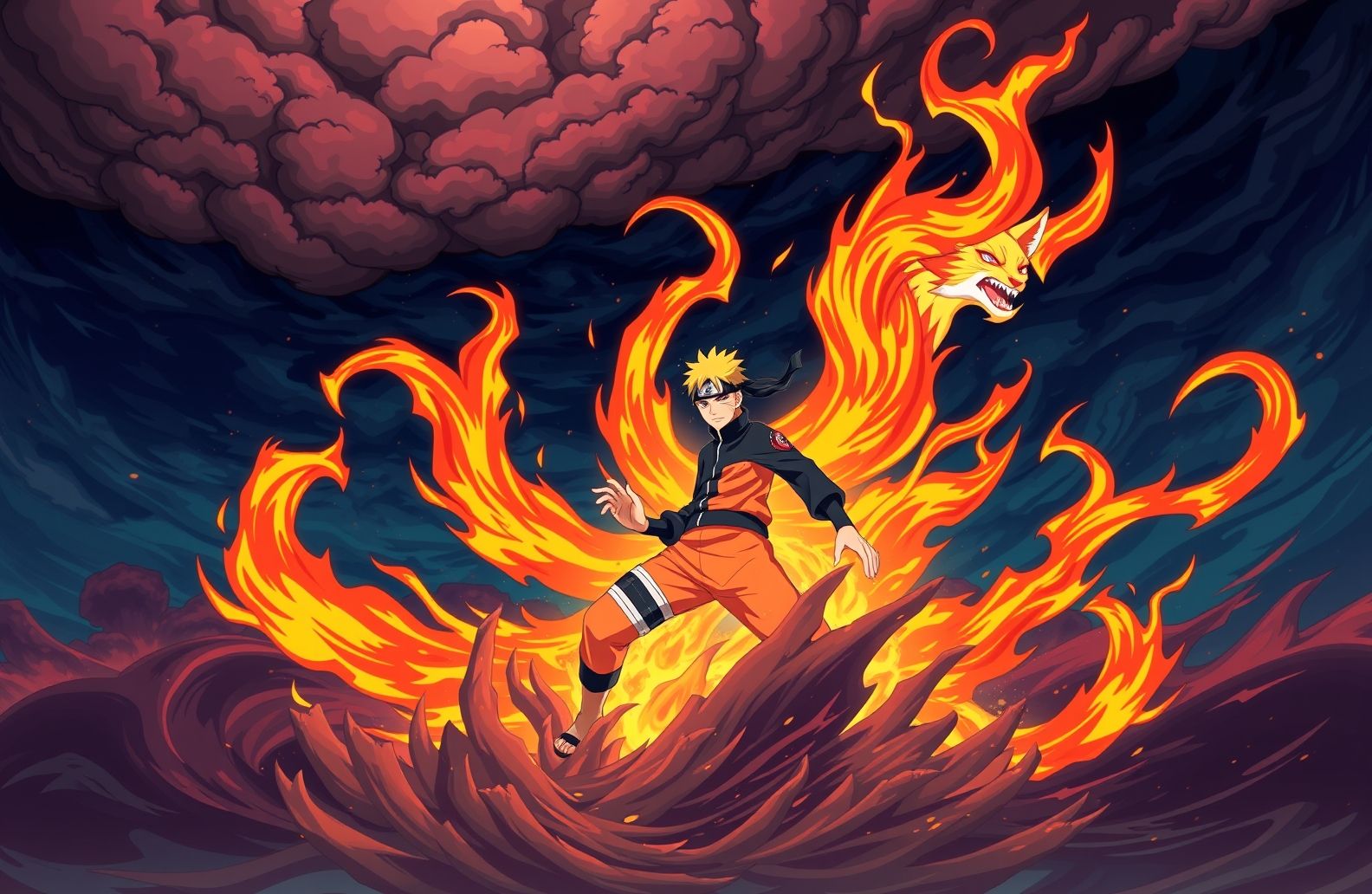 Naruto Nine Tails Wallpaper