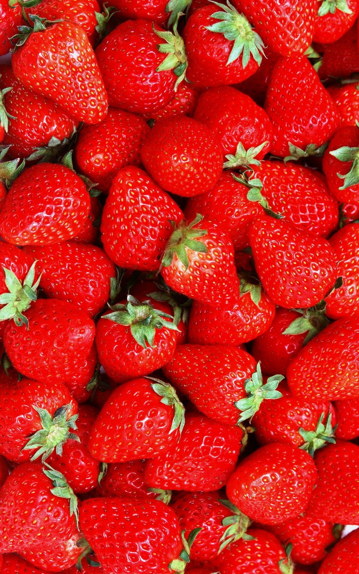 Strawberry iPhone Wallpaper Top