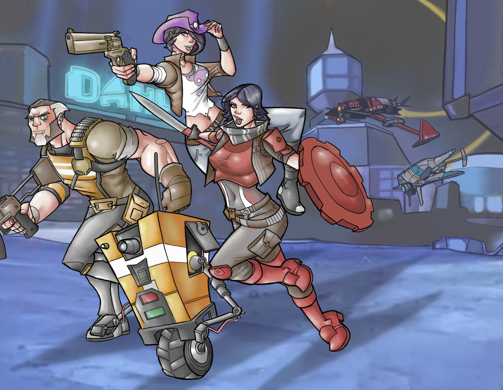Borderlands Athena And The Springs Pre Sequel Janey   Babes HD