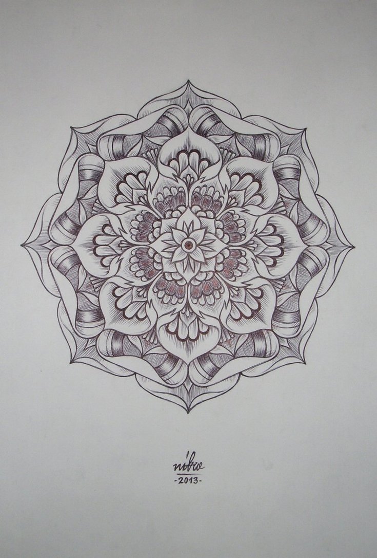 Flower Mandala By Shitshyle