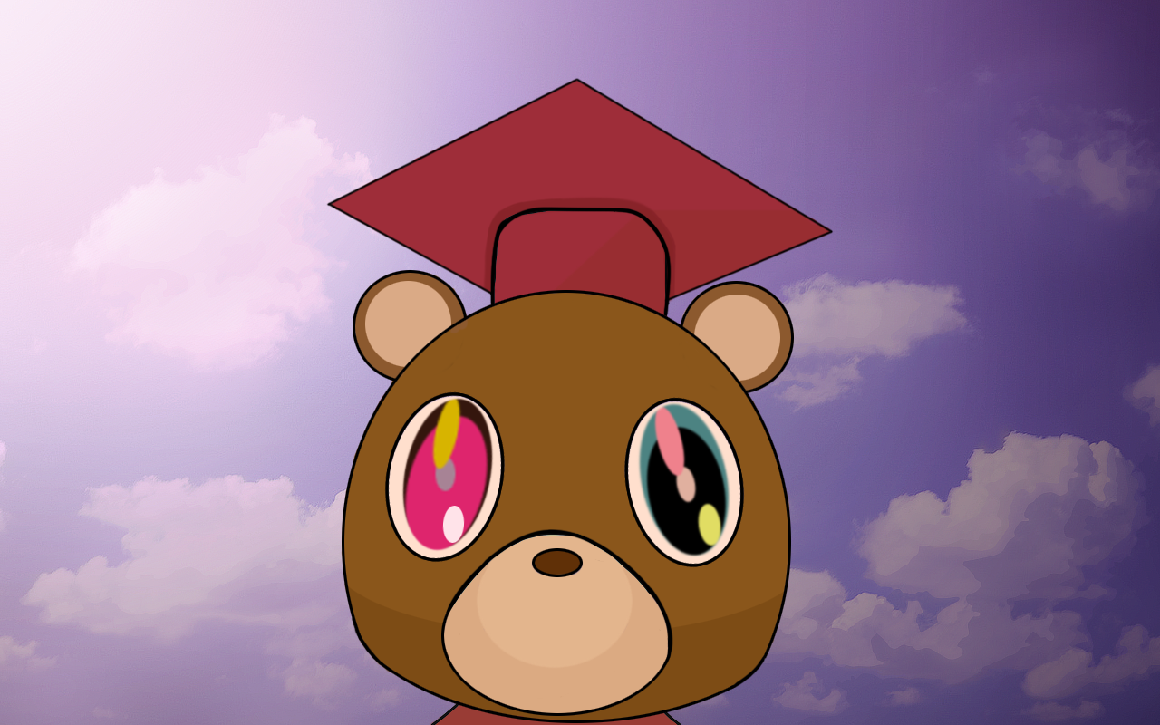  goodbye graduation graduation kanye west bear doodle graduation bear