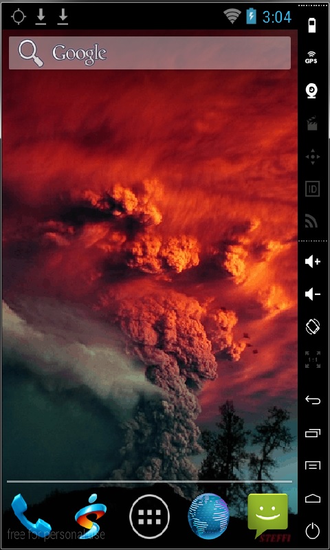 Tornado And Fire Live Wallpaper For Your Android Phone
